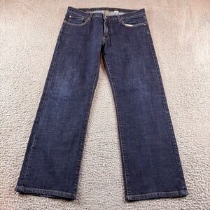 John Varvatos USA Jeans Mens 36R 28L Dark Wash Straight Leg Casual Preppy